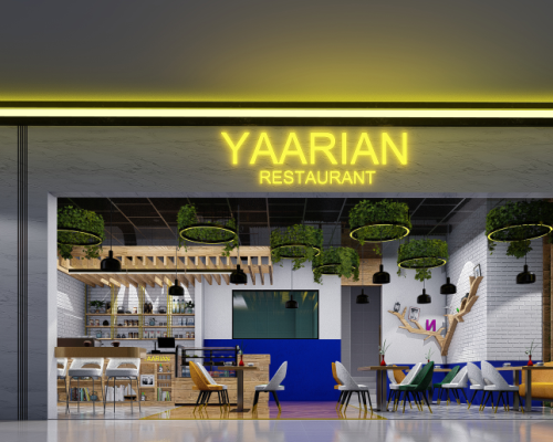 yaarian resturent decor dubai